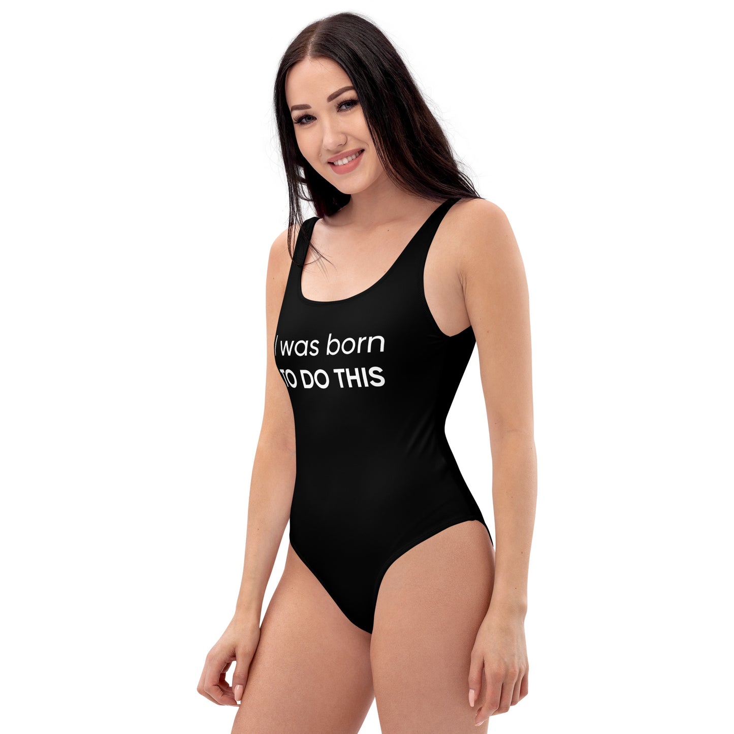 Mulher, I was born to do this o melhor fato de banho para o verão [OP Swimsuit]