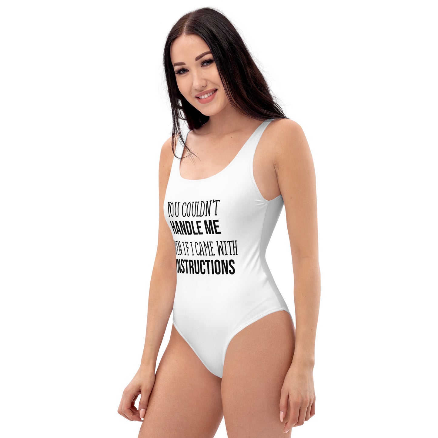 Mulher, You couldn't handle me even if I came with instructions o melhor fato de banho para o verão [OP Swimsuit]