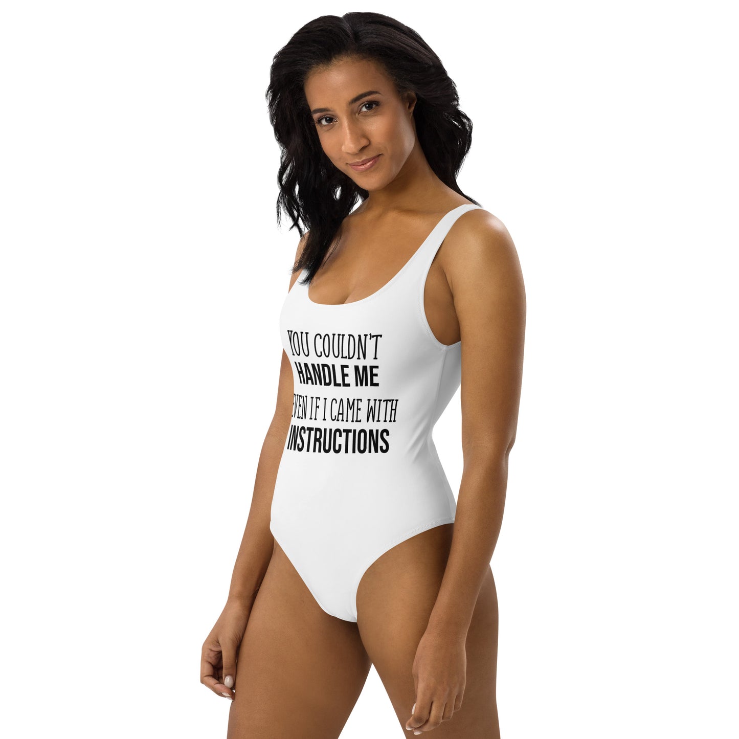 Mulher, You couldn't handle me even if I came with instructions o melhor fato de banho para o verão [OP Swimsuit]