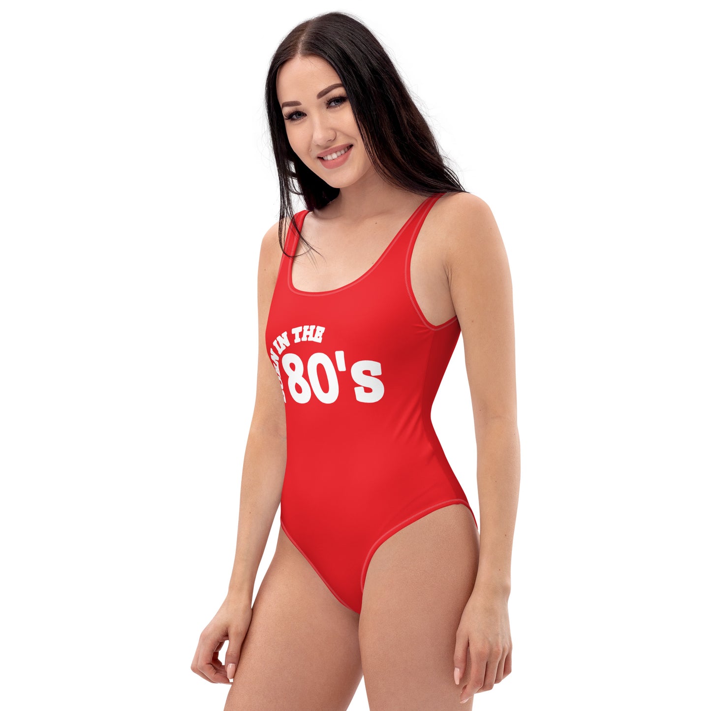 Mulher, I was born in the 80's, podemos alterar o ano e a cor, tendência o melhor fato de banho para o verão [OP Swimsuit]