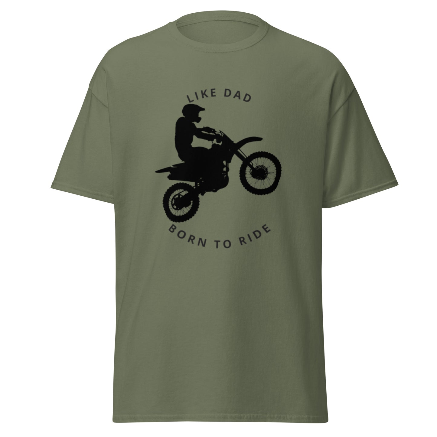 Motos, Like Dad, Born to Ride, t-shirt de adulto [PG50R]