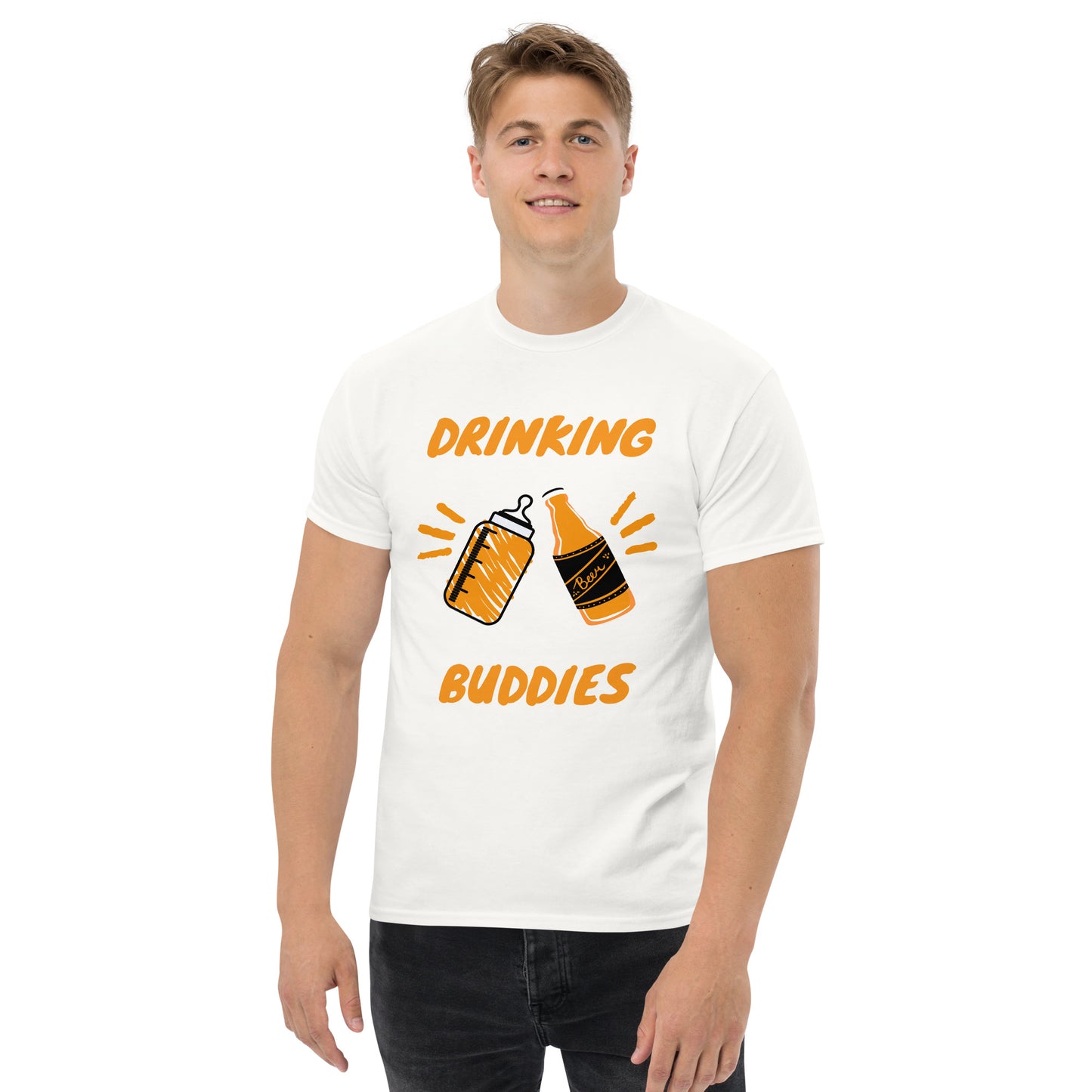 Pais e filhos, Drinking Buddies, t-shirt de adulto [PG50R]