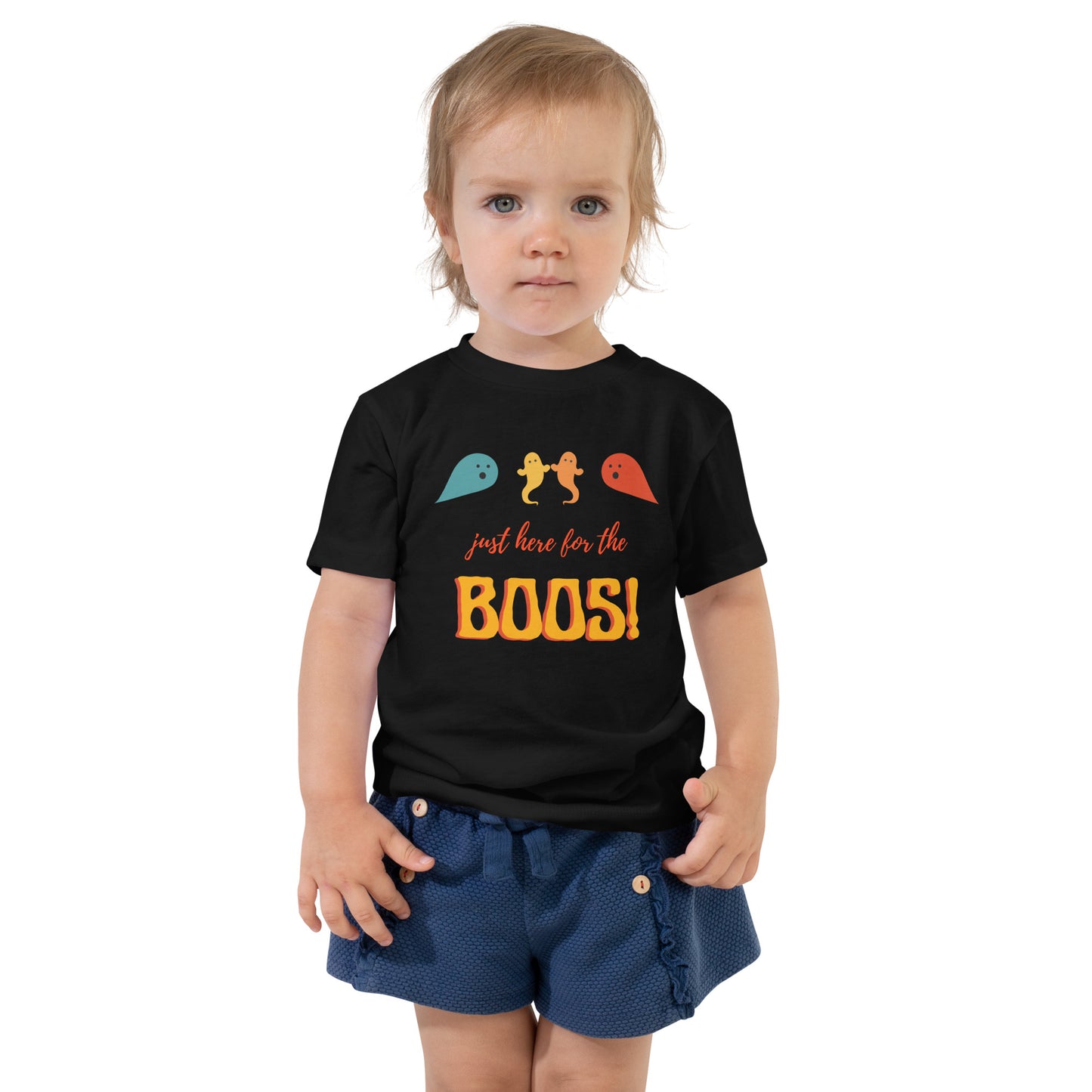 Halloween, Just Here For The Boos!, t-shirt de criança [2-5 anos] [PBC31T]