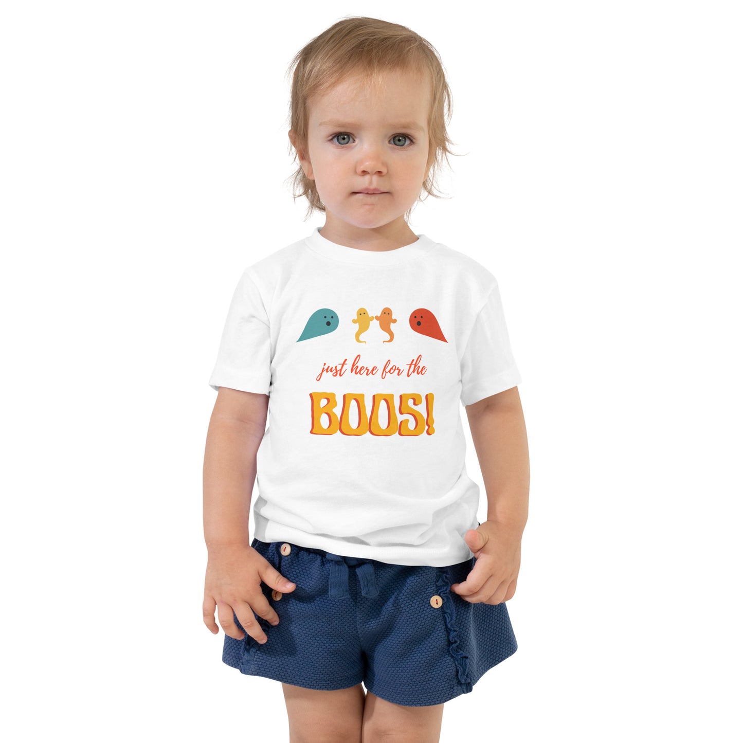 Halloween, Just Here For The Boos!, t-shirt de criança [2-5 anos] [PBC31T]