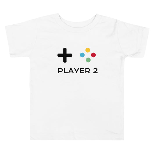 Pais e filhos, jogador 2 para filhos, t-shirt de criança [2-5 anos] [PBC31T]