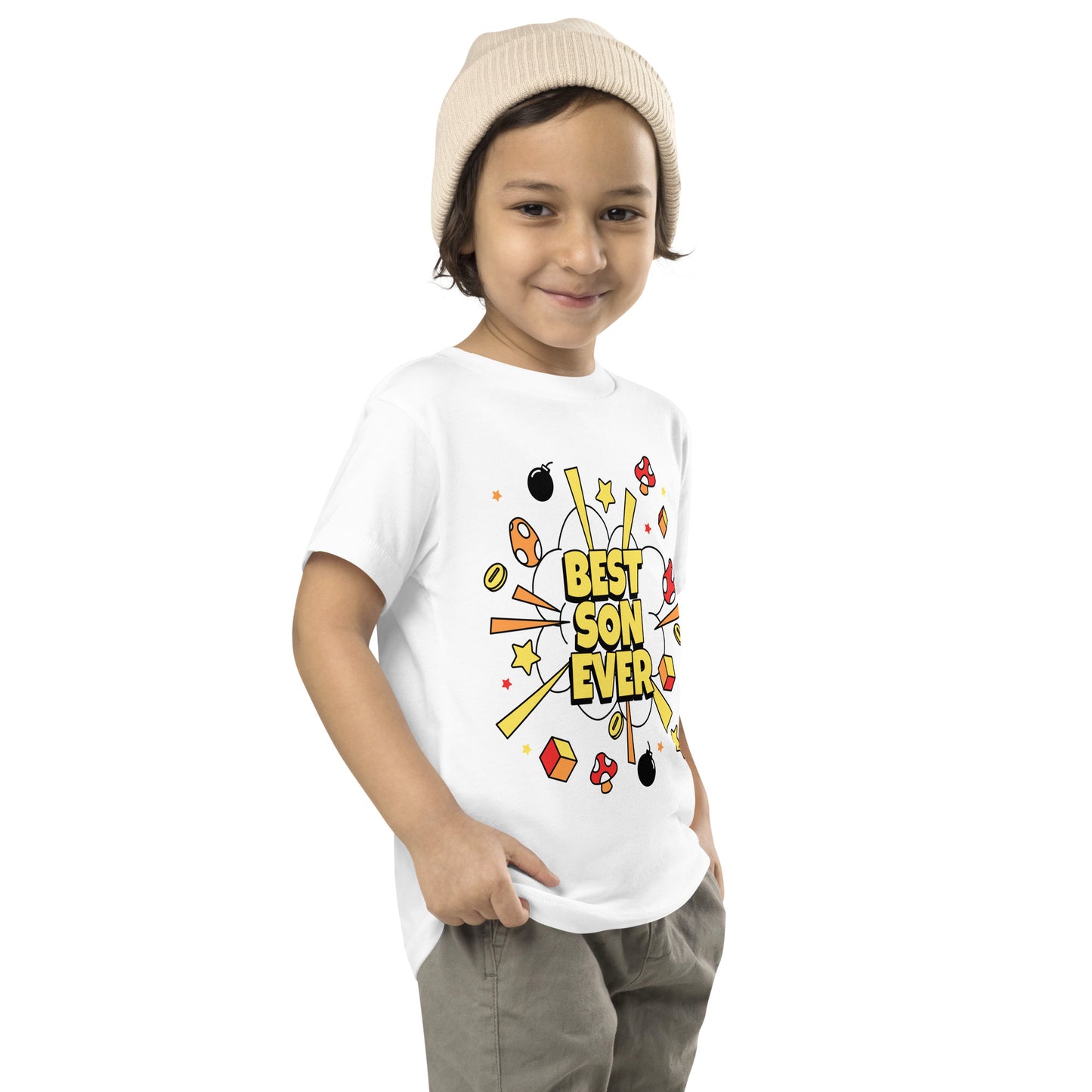 Filho, Melhor filho de sempre, t-shirt de criança [2-5 anos] [PBC31T]