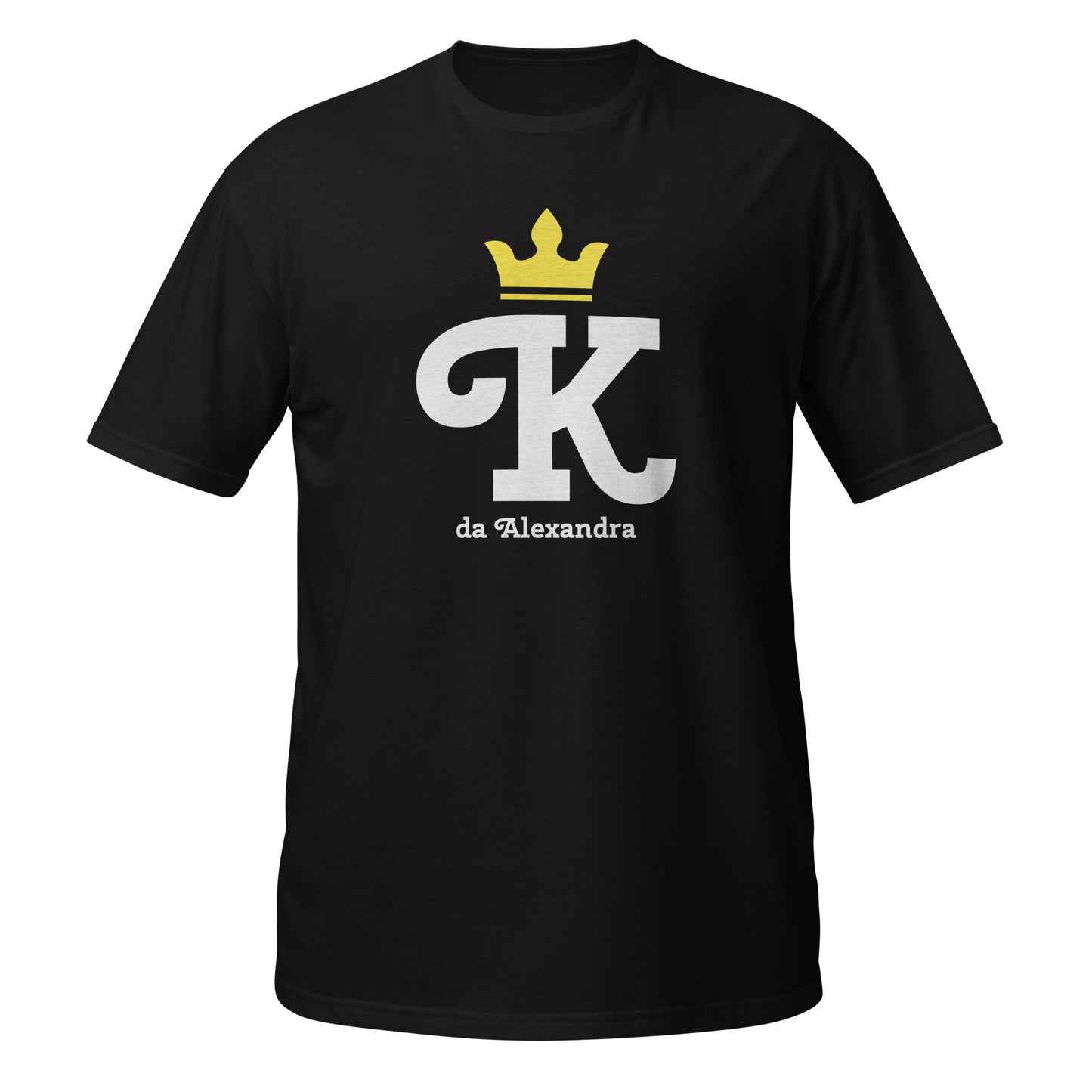 Família, King & Queen, Rei, nome editável, t-shirt de adulto [PG640S]