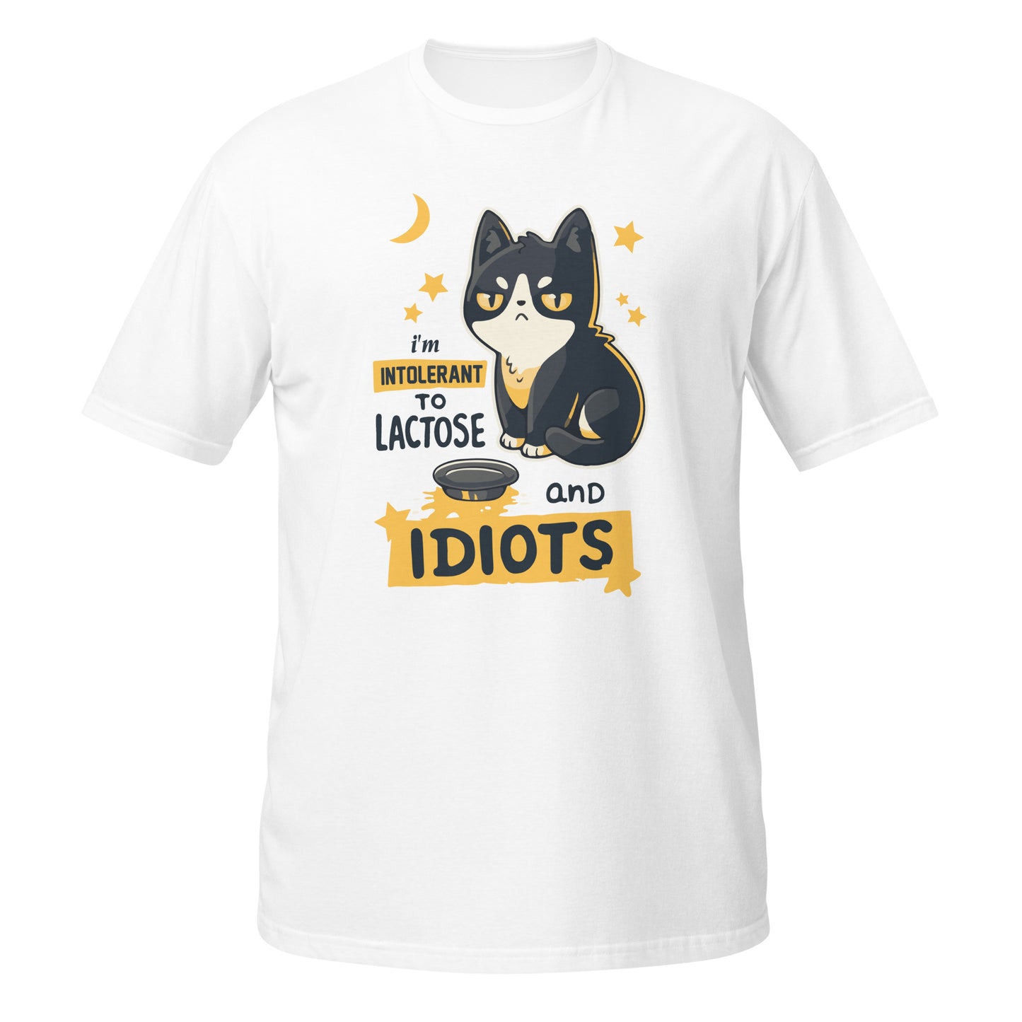 Gato intolerante, t-shirt de adulto [PG640S]