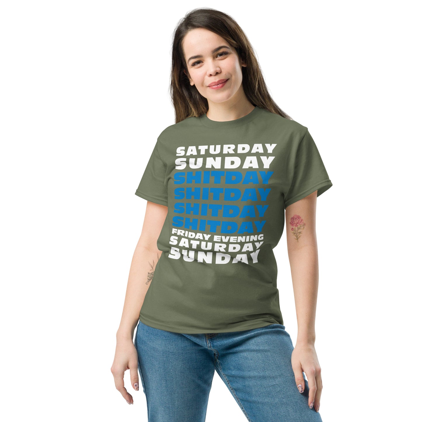 Funny, T-shirt para os dífíceis dias da semana shitday [t-shirt PG50R]