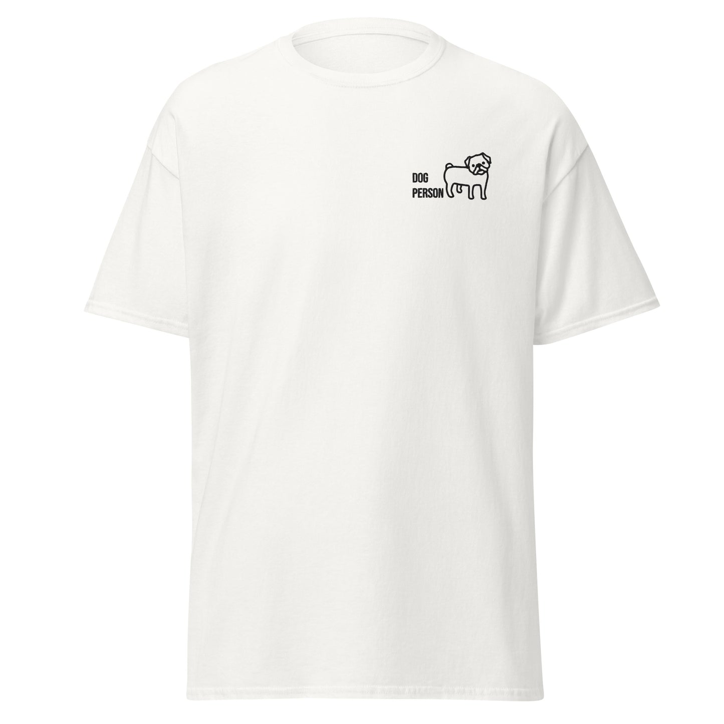 Bordados, Dog Person o melhor presente para quem gosta de cães, podemos bordar t-shirts ao seu gosto [t-shirt PG50R.B]