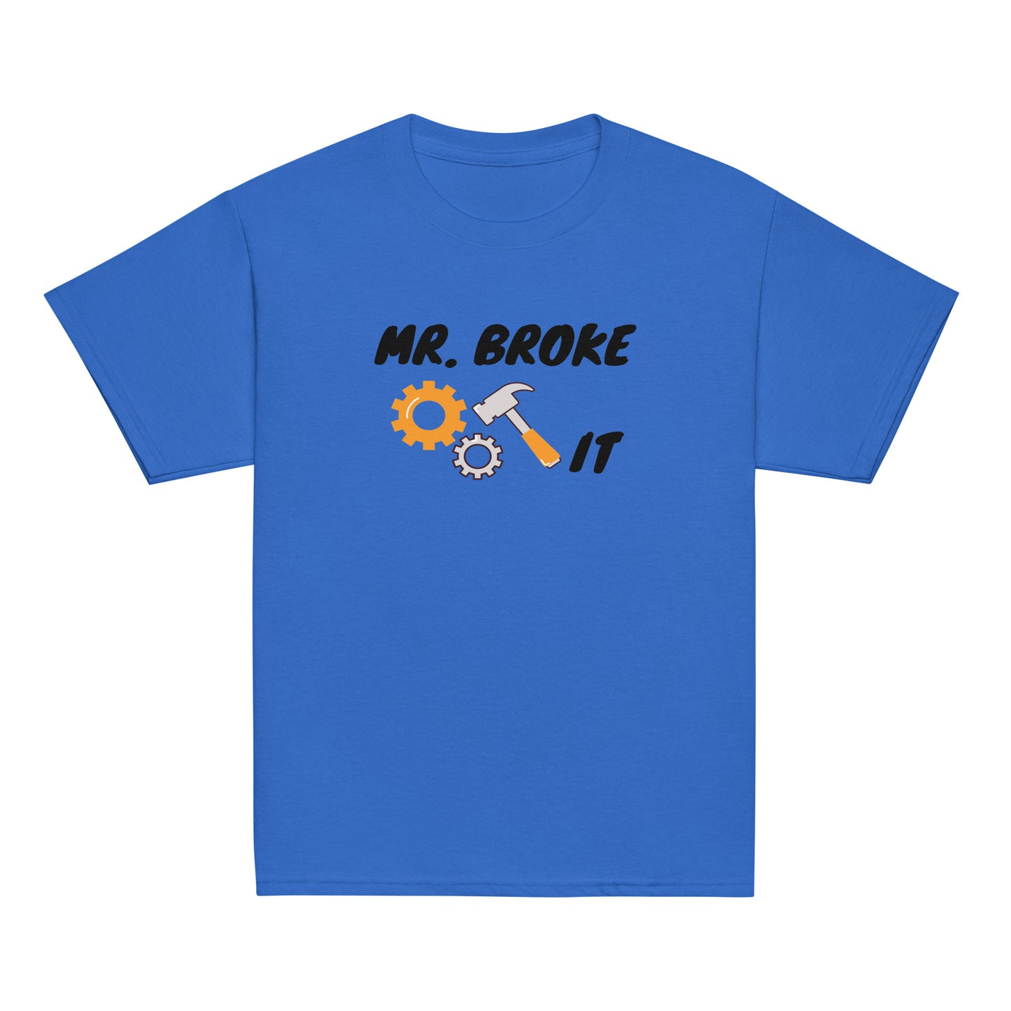 Pais e filhos conjunto, Mr. Broke IT o melhor presente para pais e filhos, [t-shirt crianças e jovens PG50B]